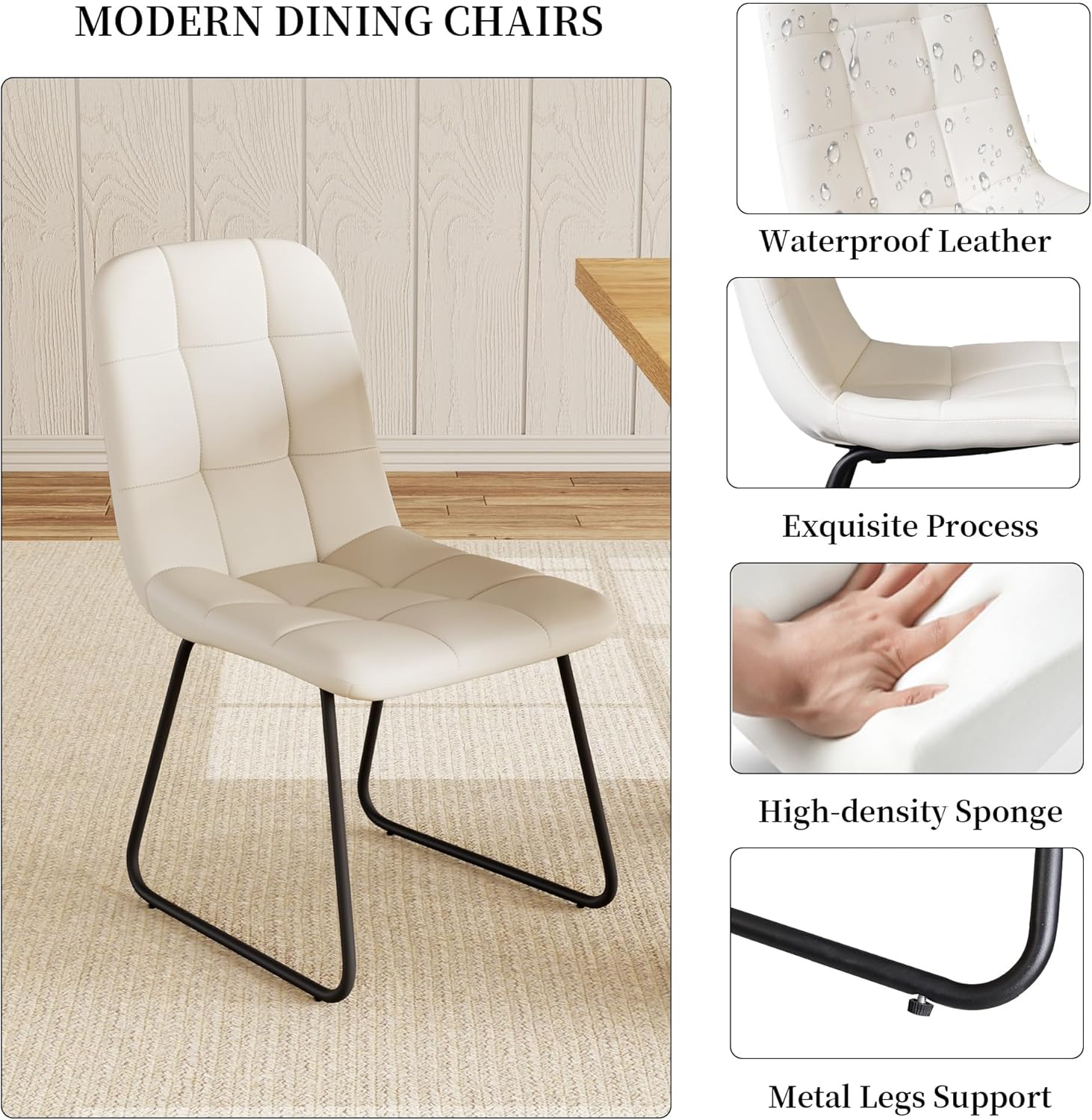 Extendable Dining Table for 6-8 People, 63 to 78.7 Inch Rectangular MDF Table, Farmhouse Rustic Style, Space-Saving Design for Dining Room, Kitchen, Meeting